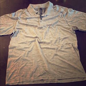 Lululemon XXL gray polo shirt